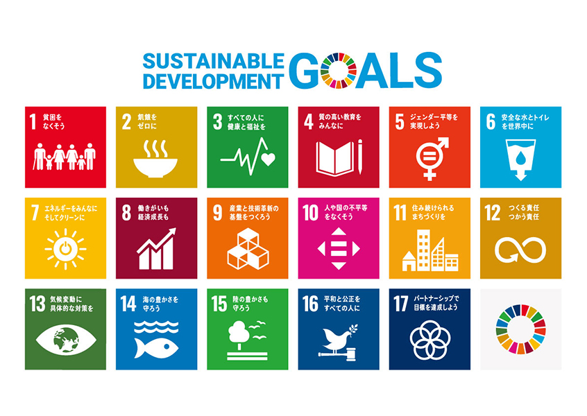 SUSTAINABLE DEVELOPMENT GOALS（SDGs）バナー